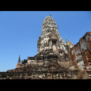 Der zentrale Prang des Wat Ratchaburana